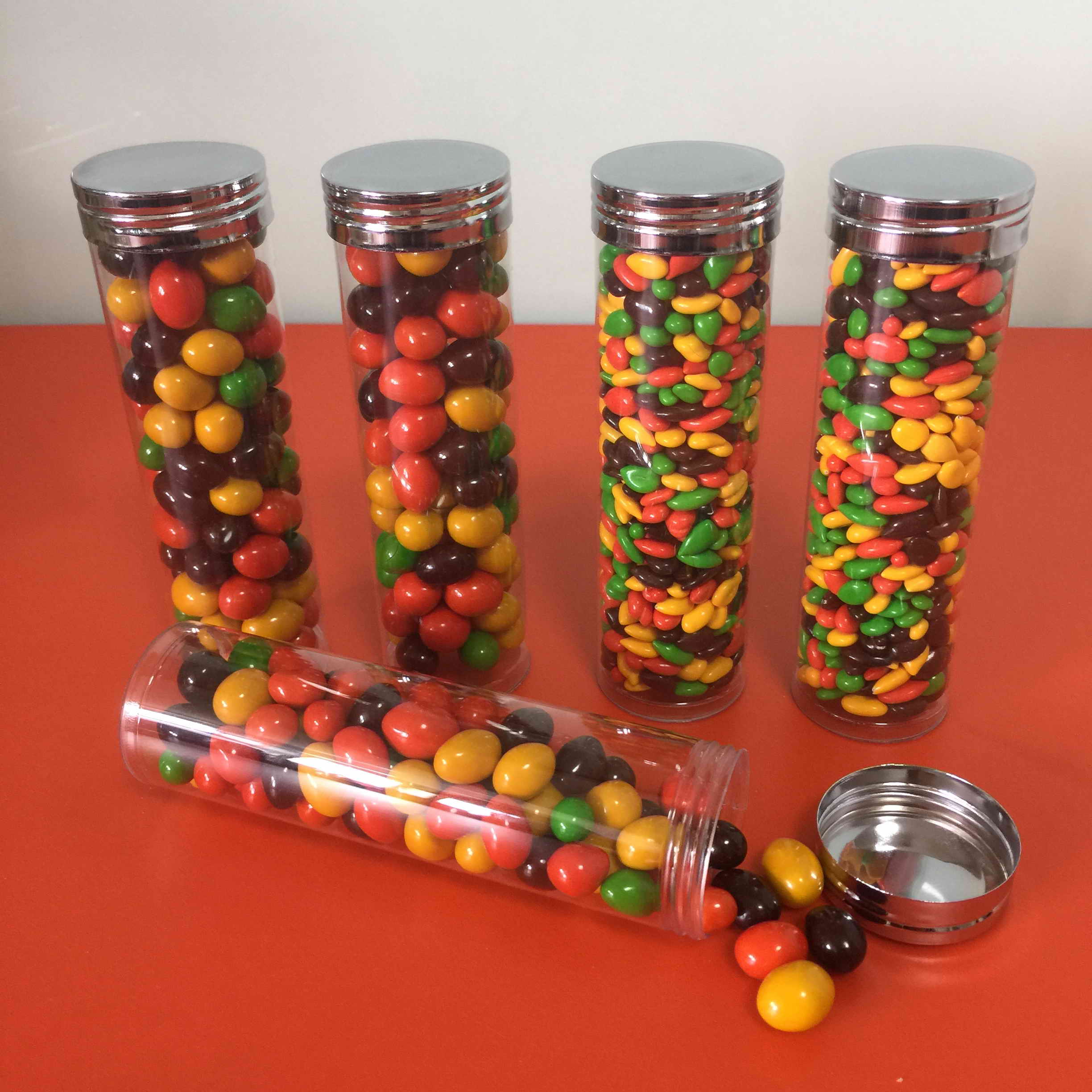 clear candy tubes packaging,jelly belly candy tubes,candy pvc tubes